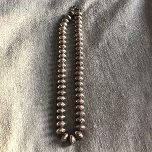 Sliver Beaded Necklace